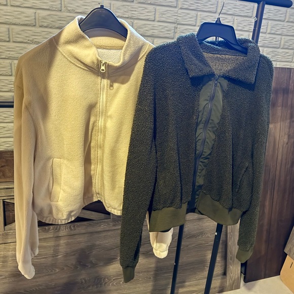 SHEIN Jackets & Blazers - Two SHEIN fleece women’s jackets